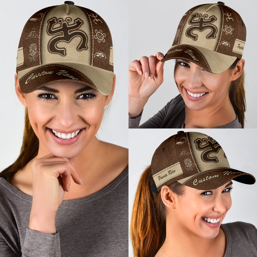 Customize Name Puerto Rico Classic Cap