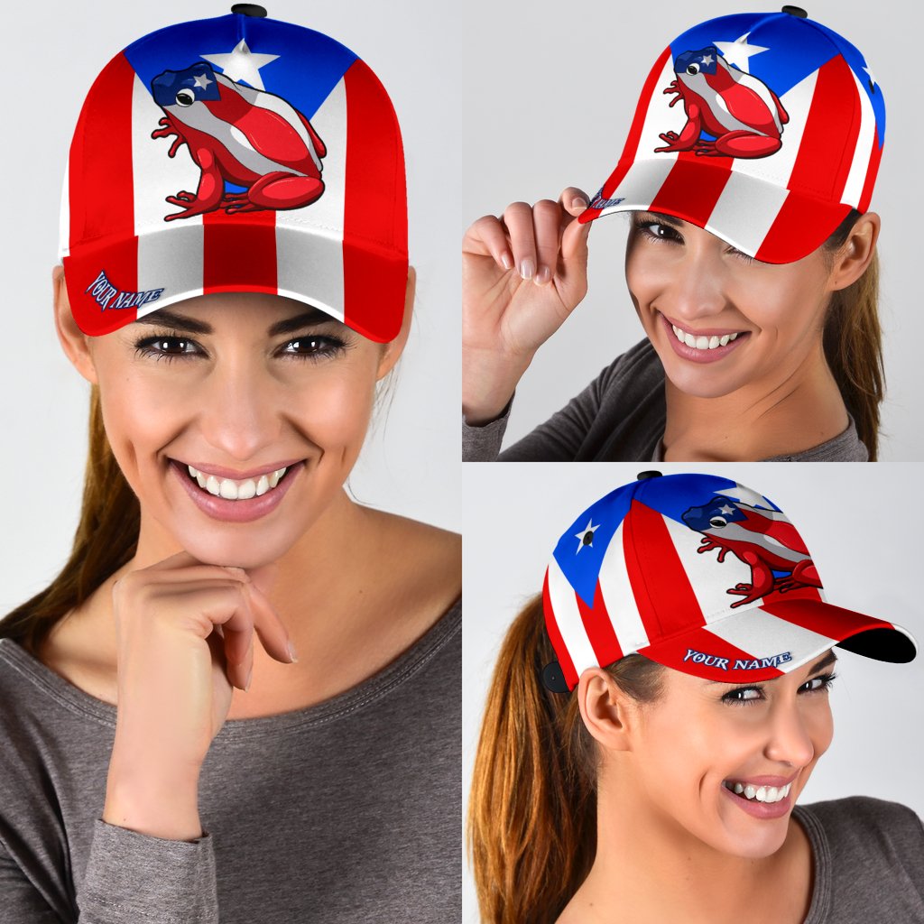 Customize Name Puerto Rico Classic Cap