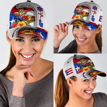 Customize Name Puerto Rico Classic Cap