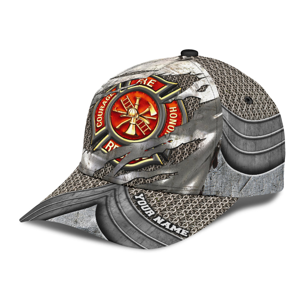 Customize Name Firefighter Classic Cap