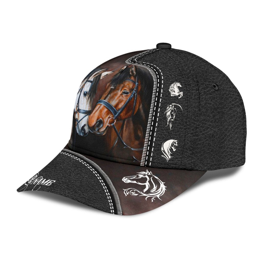 Personalized Name Rodeo Classic Cap Horse Riding Art Ver 3