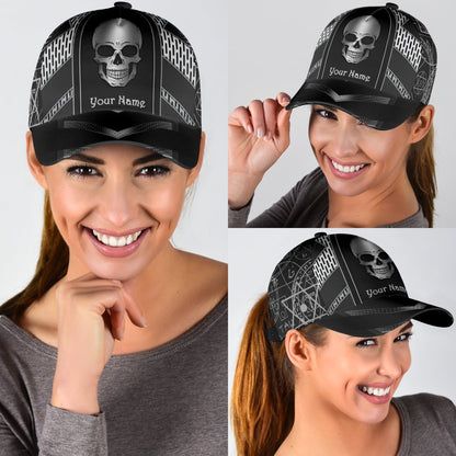 Customize Name Skull Classic Cap MH06032101