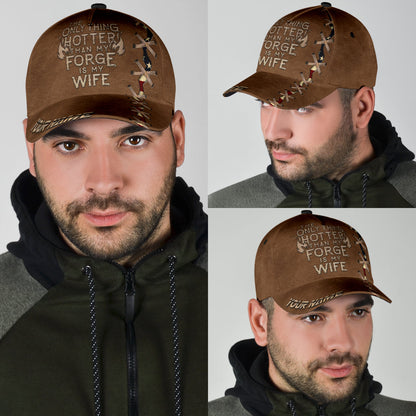 Personalized Name Blacksmith Classic Cap Hotter Than My Forge