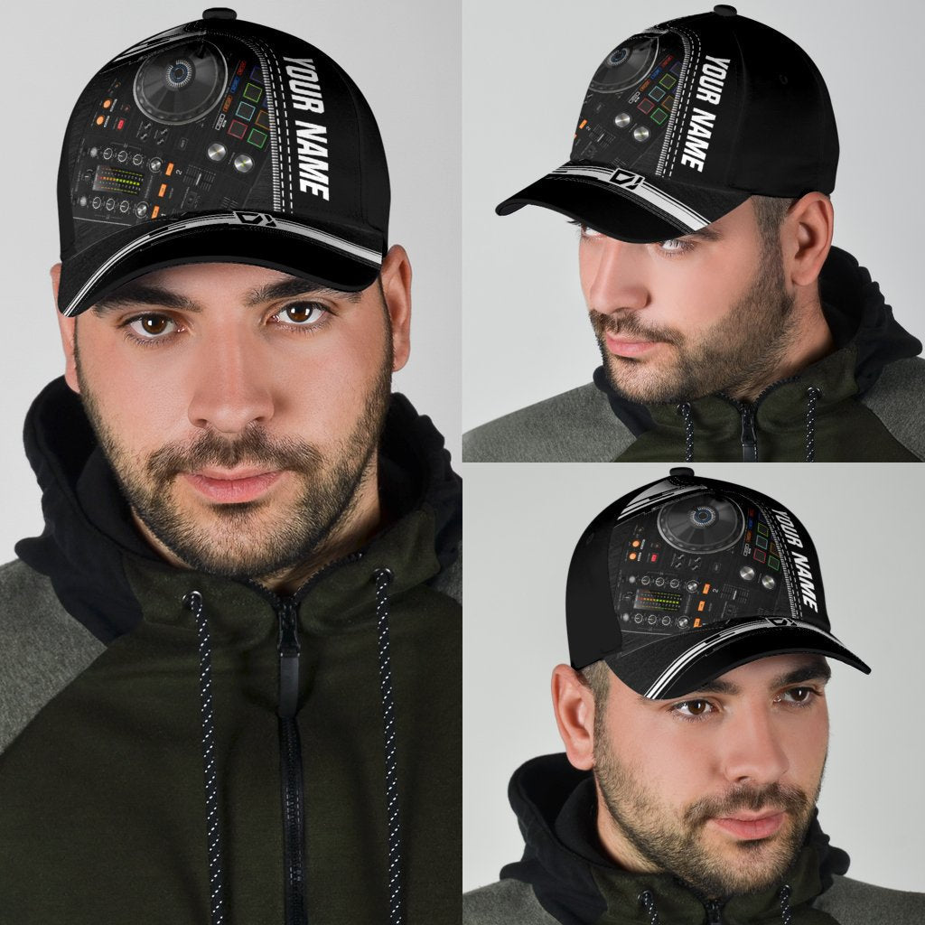 Personalized DJ Player Music 3D Printed Cap HHT08072104
