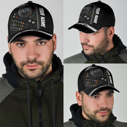 Personalized DJ Player Music 3D Printed Cap HHT08072104