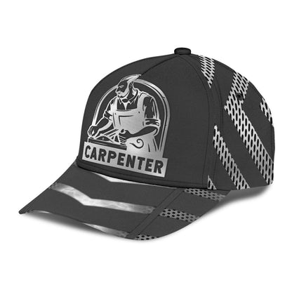 Personalized Name Carpenter Classic Cap Metal Pattern