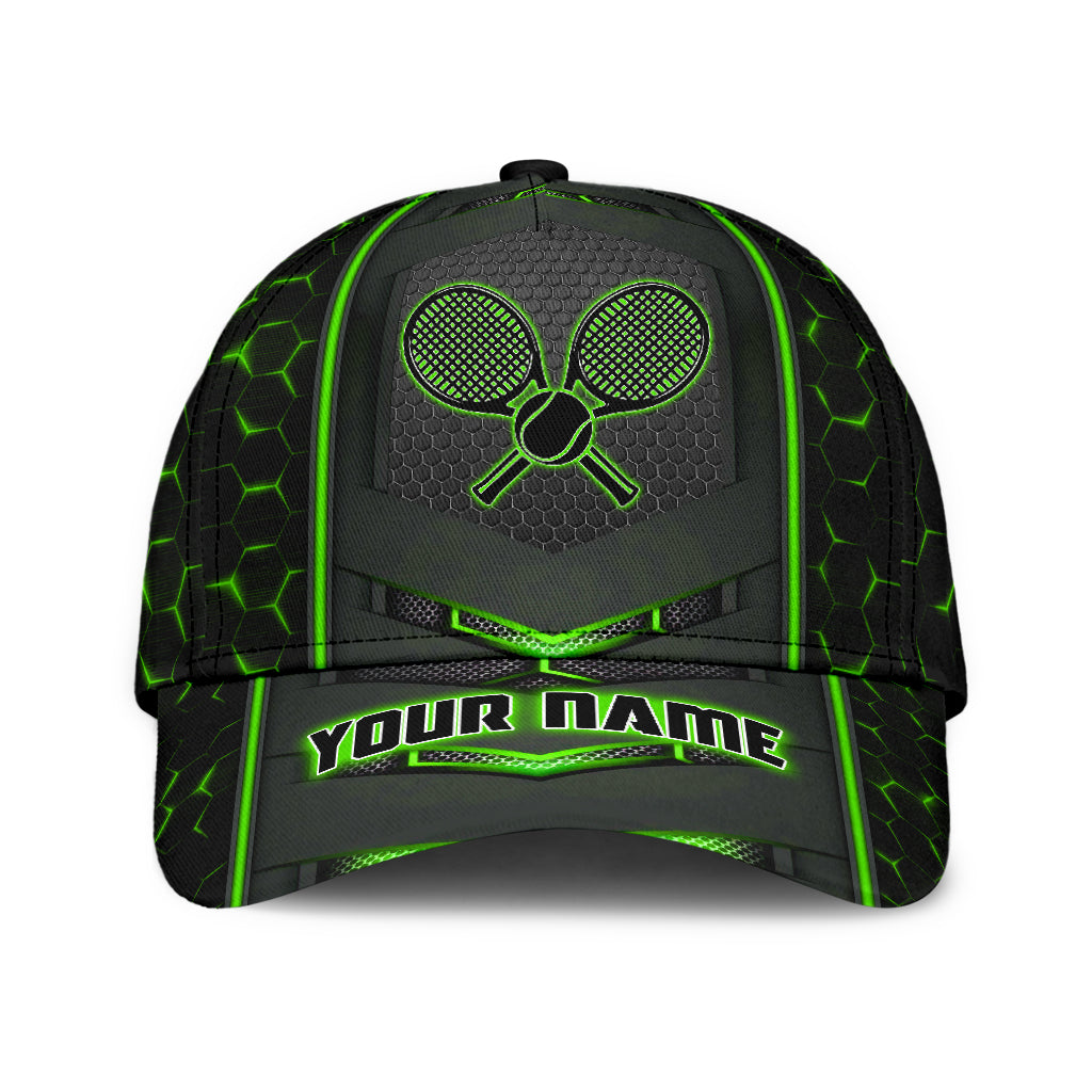 Personalized Name Tennis Classic Cap Neon Colors