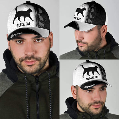 Personalized Black Cat Cap DD06072104