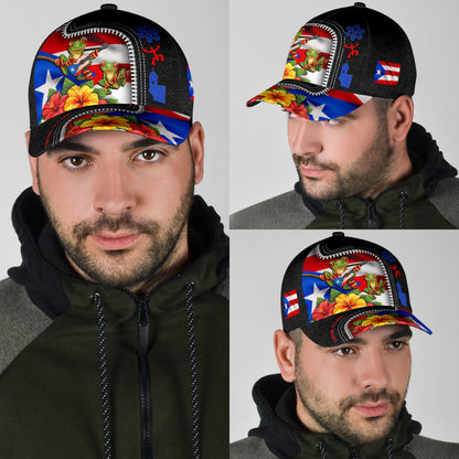 Customize Name Puerto Rico Classic Cap