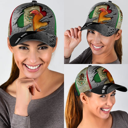 Personalized Mexican Rooster Cap