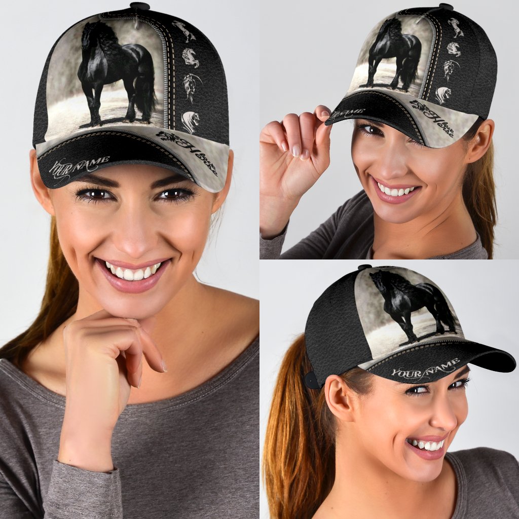 Personalized Name Horse Classic Cap