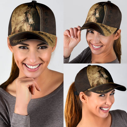 Personalized Name Horse Classic Cap