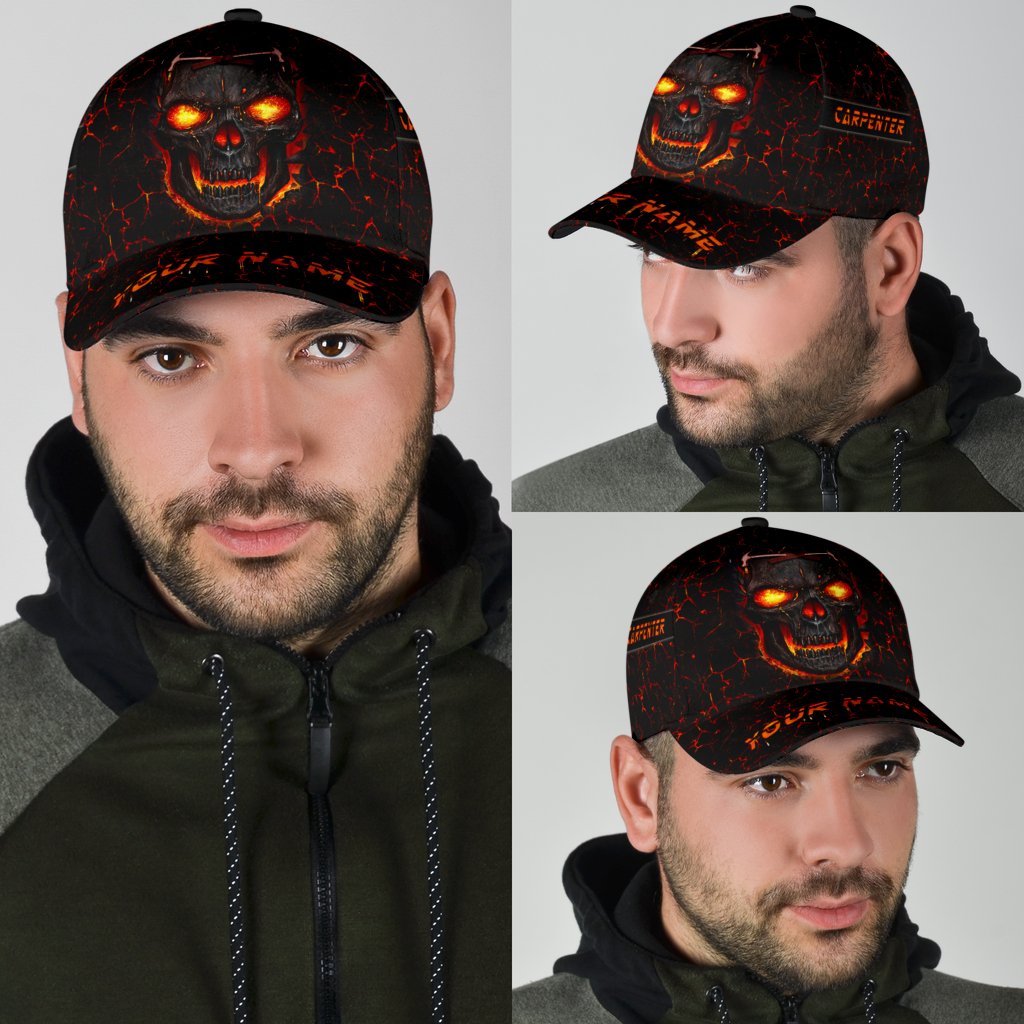 Tmarctee Carpenter Customized Name 3D All Over Printed Classic Cap HHT01122103