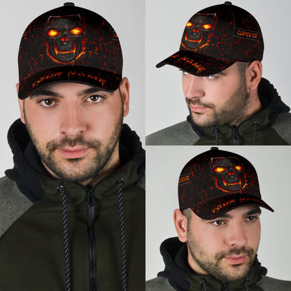 Tmarctee Carpenter Customized Name 3D All Over Printed Classic Cap HHT01122103