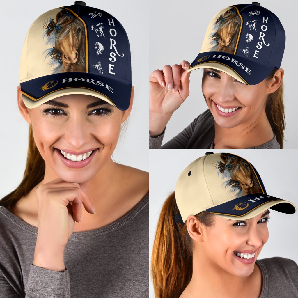 Personalized Name Horse Classic Cap