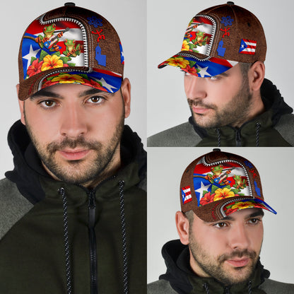 Customize Name Coquí Puerto Rico Classic Cap