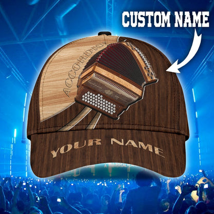 Personalized Accordion Music 3D Printed Cap HHT08072105