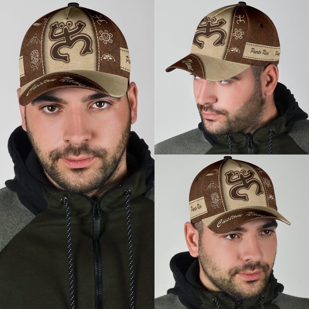 Customize Name Puerto Rico Classic Cap