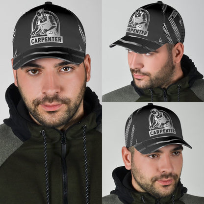 Personalized Name Carpenter Classic Cap Metal Pattern