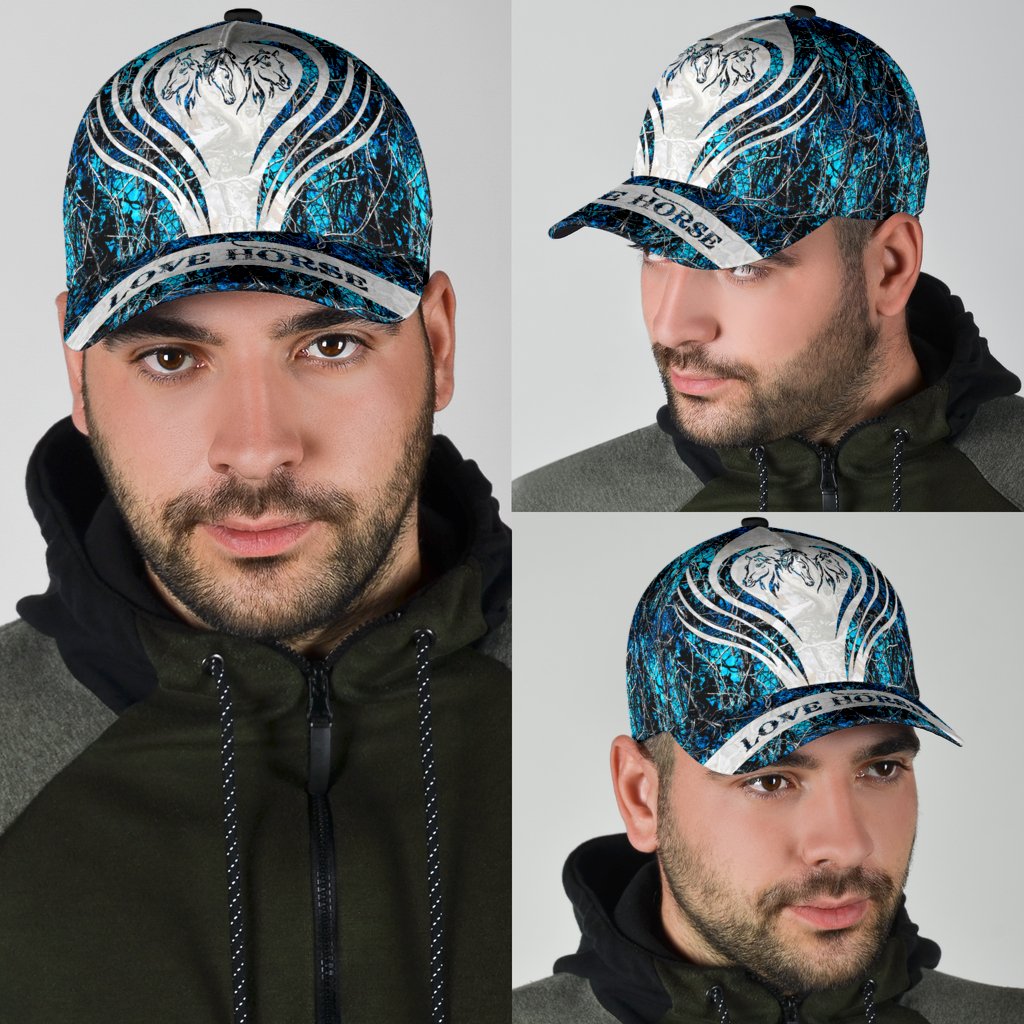 Personalized Name Horse Classic Cap