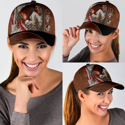 Personalized Name Rodeo Classic Cap American Pride