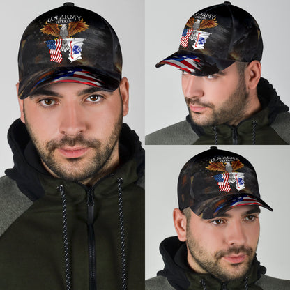 US Army Veteran American Flag Eagle Classic Cap