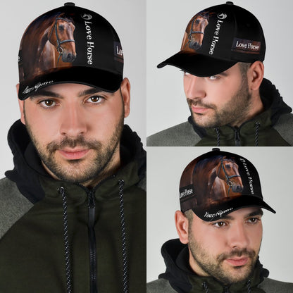 Personalized Name Horse Classic Cap