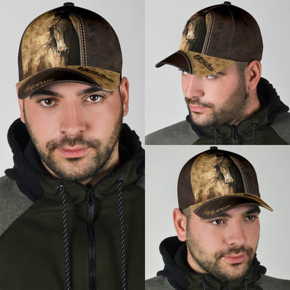 Personalized Name Horse Classic Cap