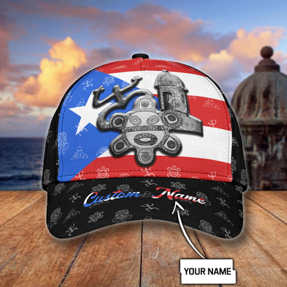 Customize Name Puerto Rico Classic Cap