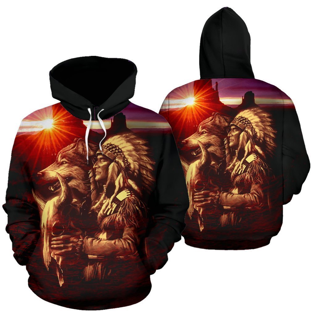 Native America Spirit Pullover Hoodie PL112 - Amaze Style™-Apparel