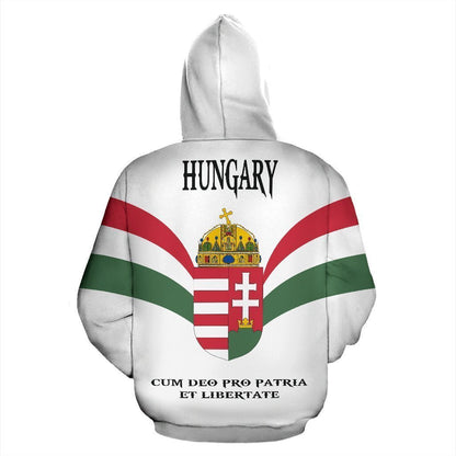 Wings of Hungary Zip Up Hoodie - Amaze Style™-Apparel