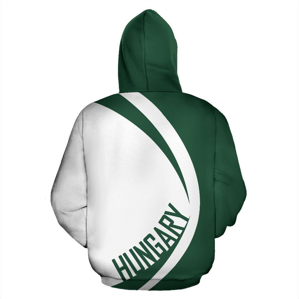 Hungary Coat Of Arms Zip Up Hoodie - Circle Style 01 - Amaze Style™-Apparel
