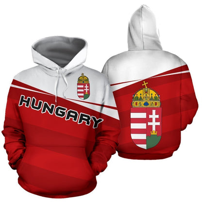 Hungary Coat Of Arms Hoodie - Vivian Style - Amaze Style™-Apparel
