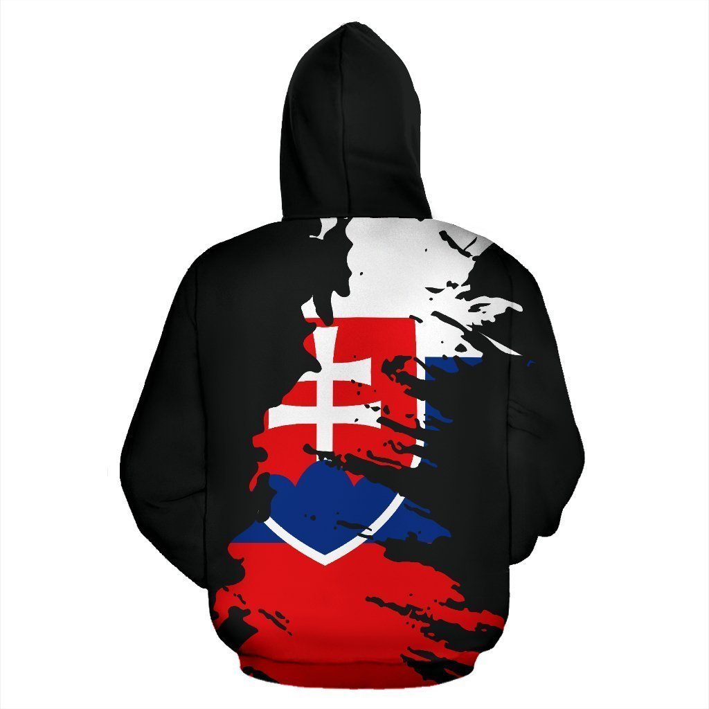 Slovakia Hoodie Flag Painting - Amaze Style™-Apparel