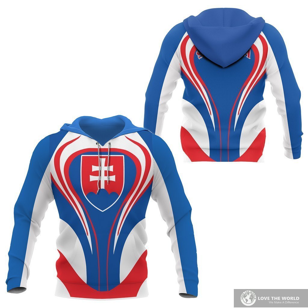 Slovakia Flag Hoodie Cannon Style - Amaze Style™-Apparel