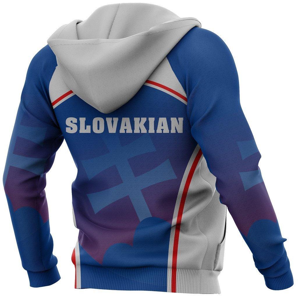 Slovakia Coat Of Arms Hoodie Sport Style - Amaze Style™-Apparel