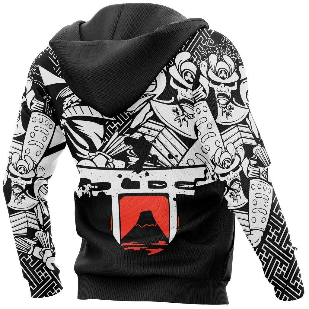 Japan Hoodie - Fighting Samurai PL078 - Amaze Style™-Apparel