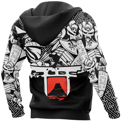 Japan Hoodie - Fighting Samurai PL078 - Amaze Style™-Apparel