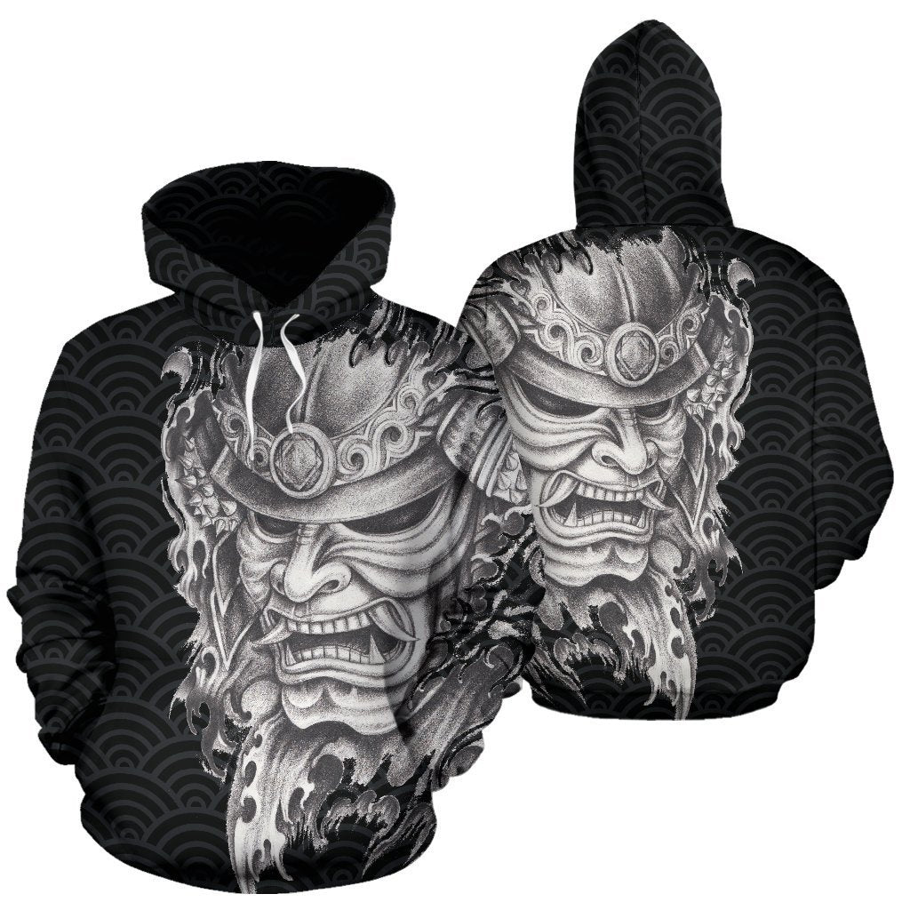 Samurai Hoodie - Samurai Mask PL079 - Amaze Style™-Apparel