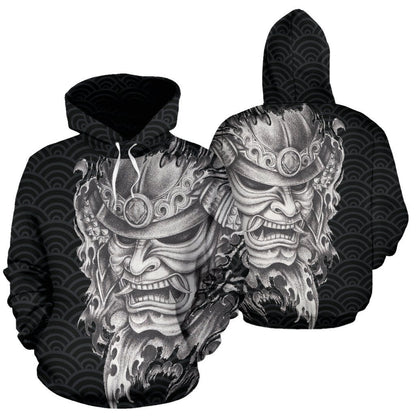 Samurai Hoodie - Samurai Mask PL079 - Amaze Style™-Apparel