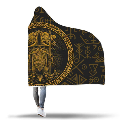 Viking Hooded Blanket - Viking Witch Hooded Blanket PL101 - Amaze Style™-HOODED BLANKETS (P)