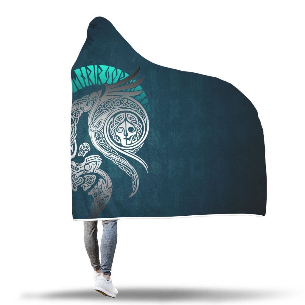 Viking Hooded Blanket - Viking Loki Hooded Blanket PL102 - Amaze Style™-HOODED BLANKETS (P)