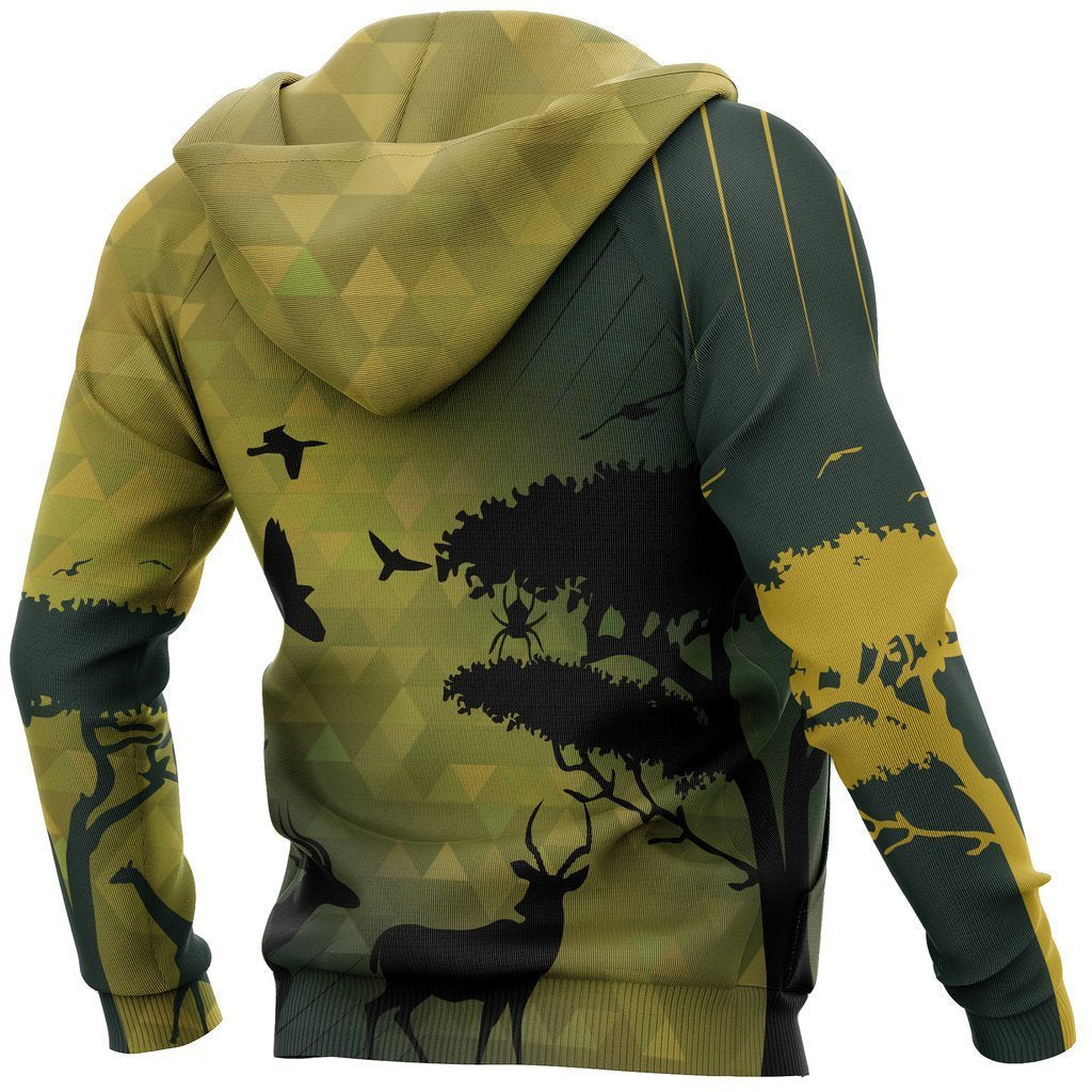 3D All Over Printed Botswana Animal Hoodie PL119 - Amaze Style™-Apparel