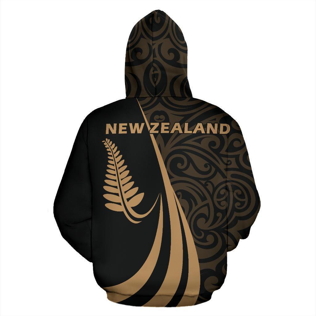 New Zealand Maori Silver Fern Hoodie PL150 - Amaze Style™-Apparel