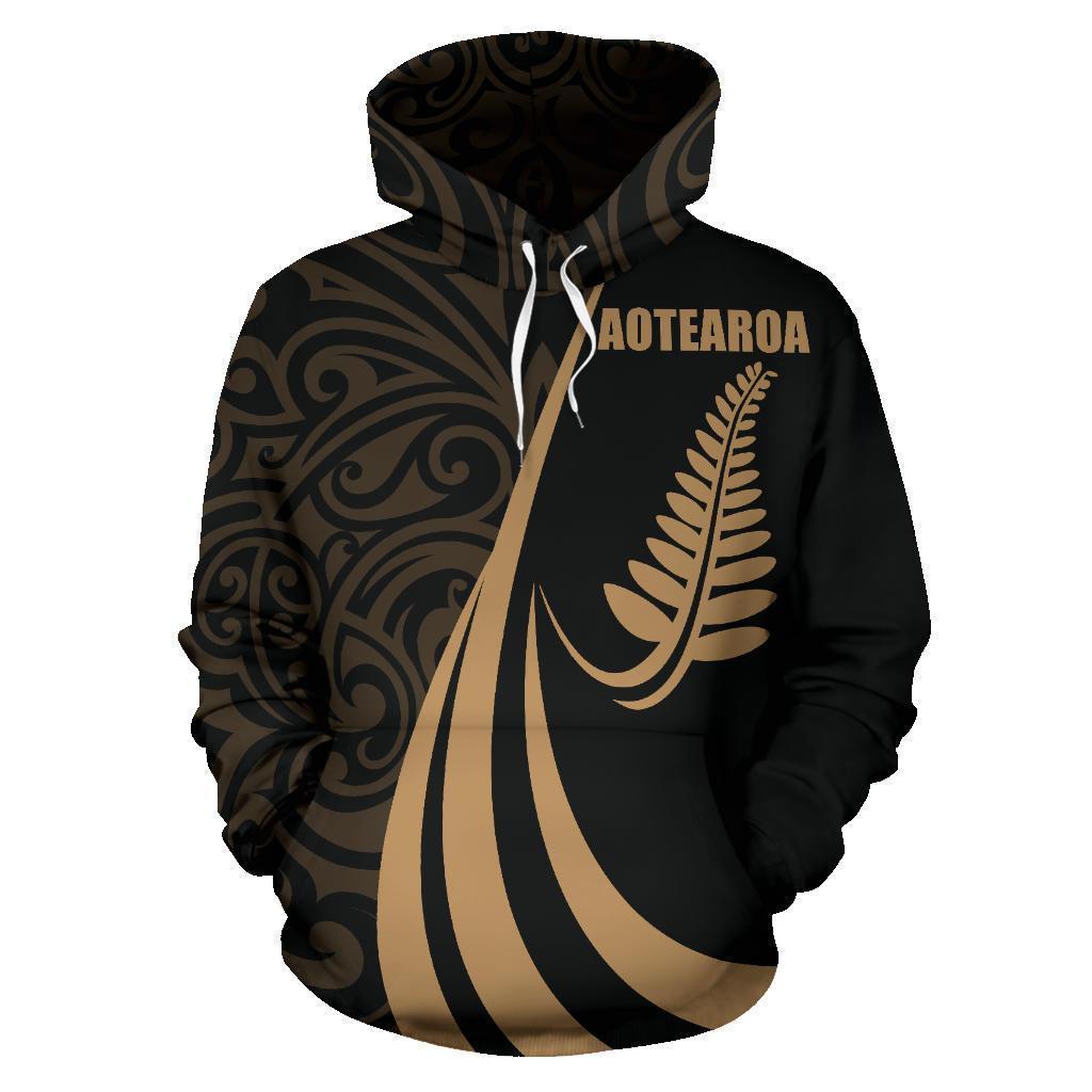 New Zealand Maori Silver Fern Hoodie PL150 - Amaze Style™-Apparel
