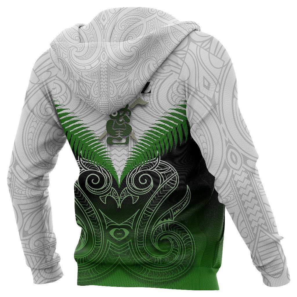Maori Manaia Hoodie Green Rugby PL165BB - Amaze Style™-Apparel
