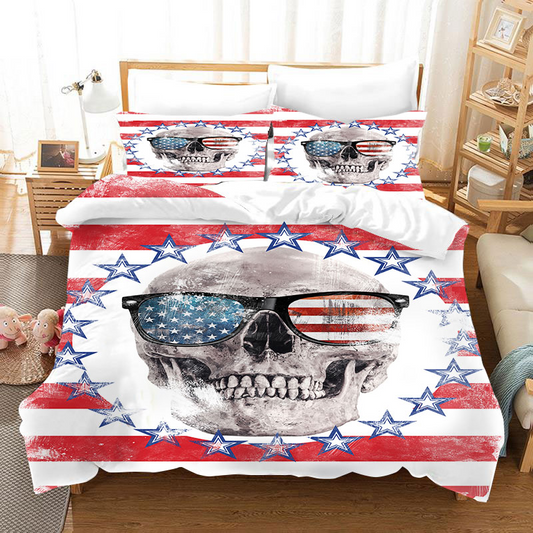 Love Skull US Bedding Set