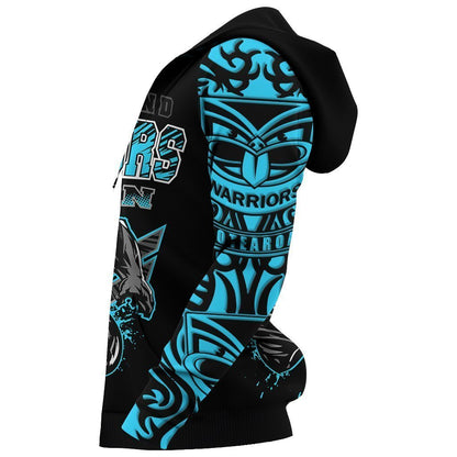 New Zealand Warriors Hoodie Unique Style Blue PL177 - Amaze Style™-Apparel