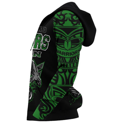 New Zealand Warriors Hoodie Unique Style Green PL179 - Amaze Style™-Apparel