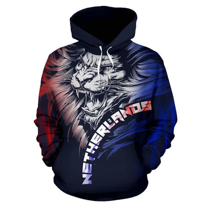Dutch Lion Hoodie Netherlands - Navy PL186 - Amaze Style™-Apparel
